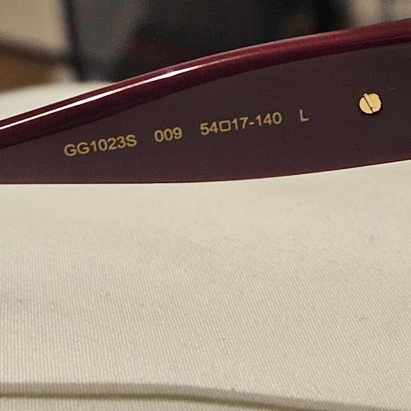 Gucci sunglasses, burgundy color NEW - Picture 5 of 7